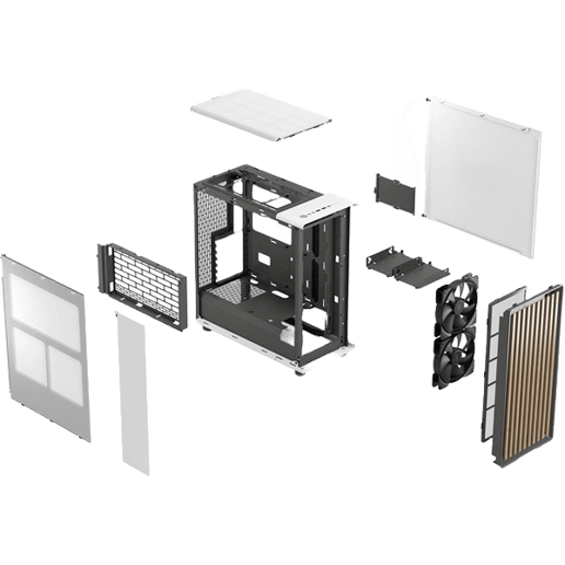 Fractal North Mid Tower Case - White 